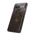 Vintage Astrology Compass Google Pixel Phone Case | Celestial Zodiac Phone Case