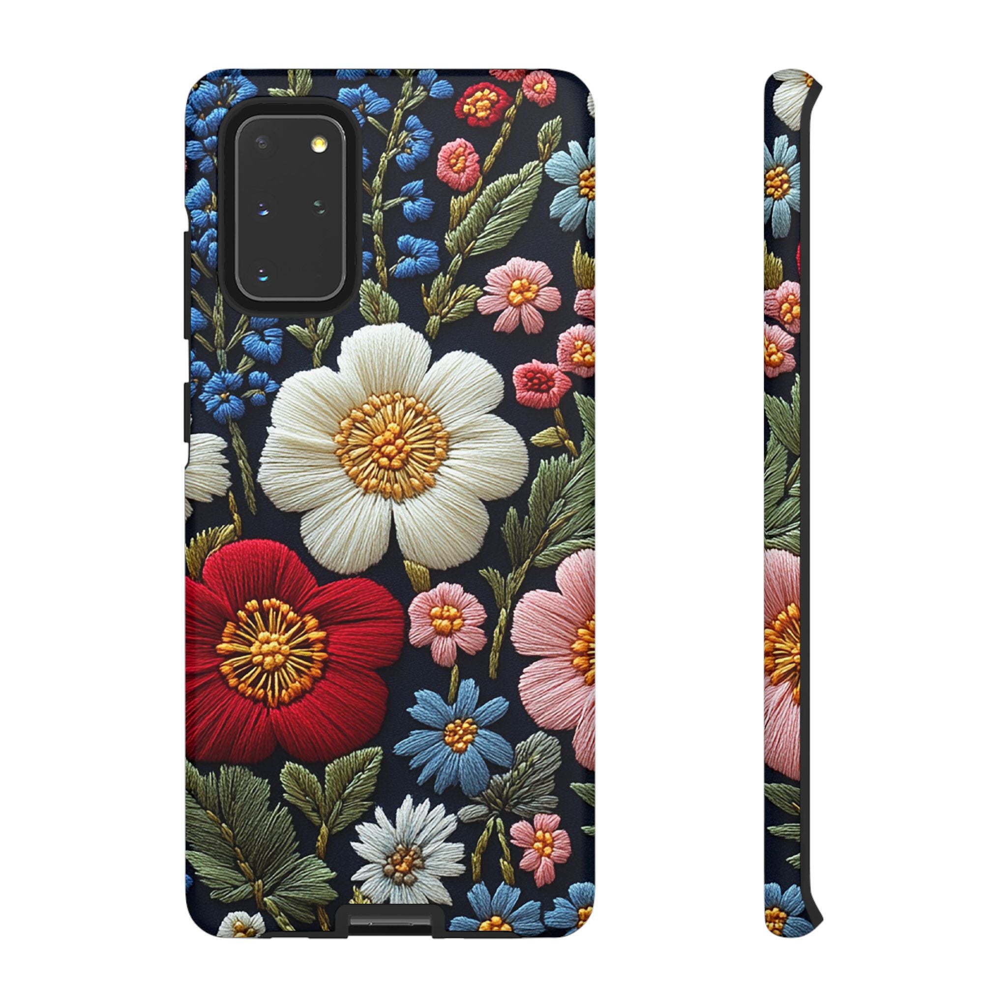 Floral Embroidered Garden Samsung Galaxy Case