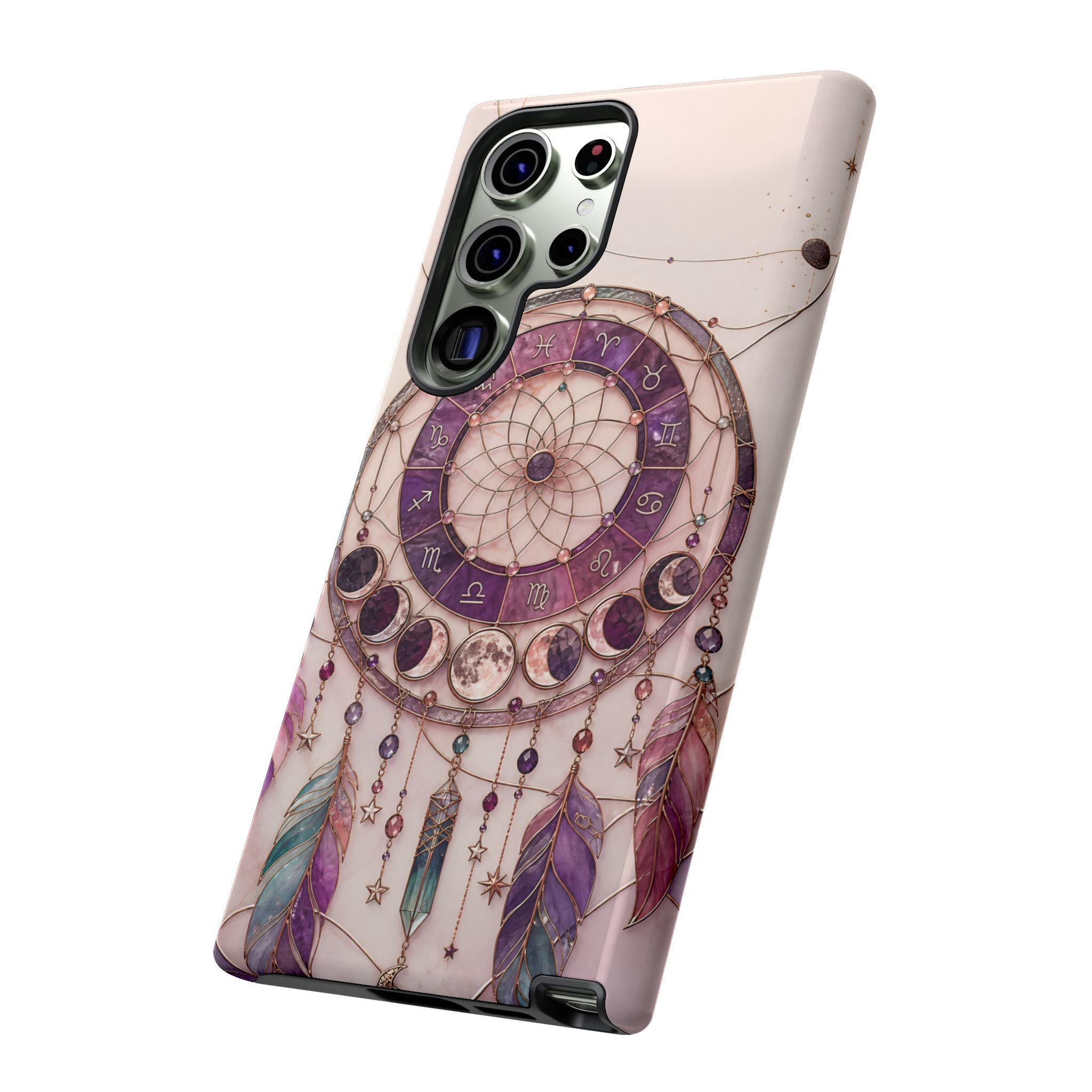 Dreamcatcher Samsung Galaxy Phone Case | Boho Moon Phase Phone Case