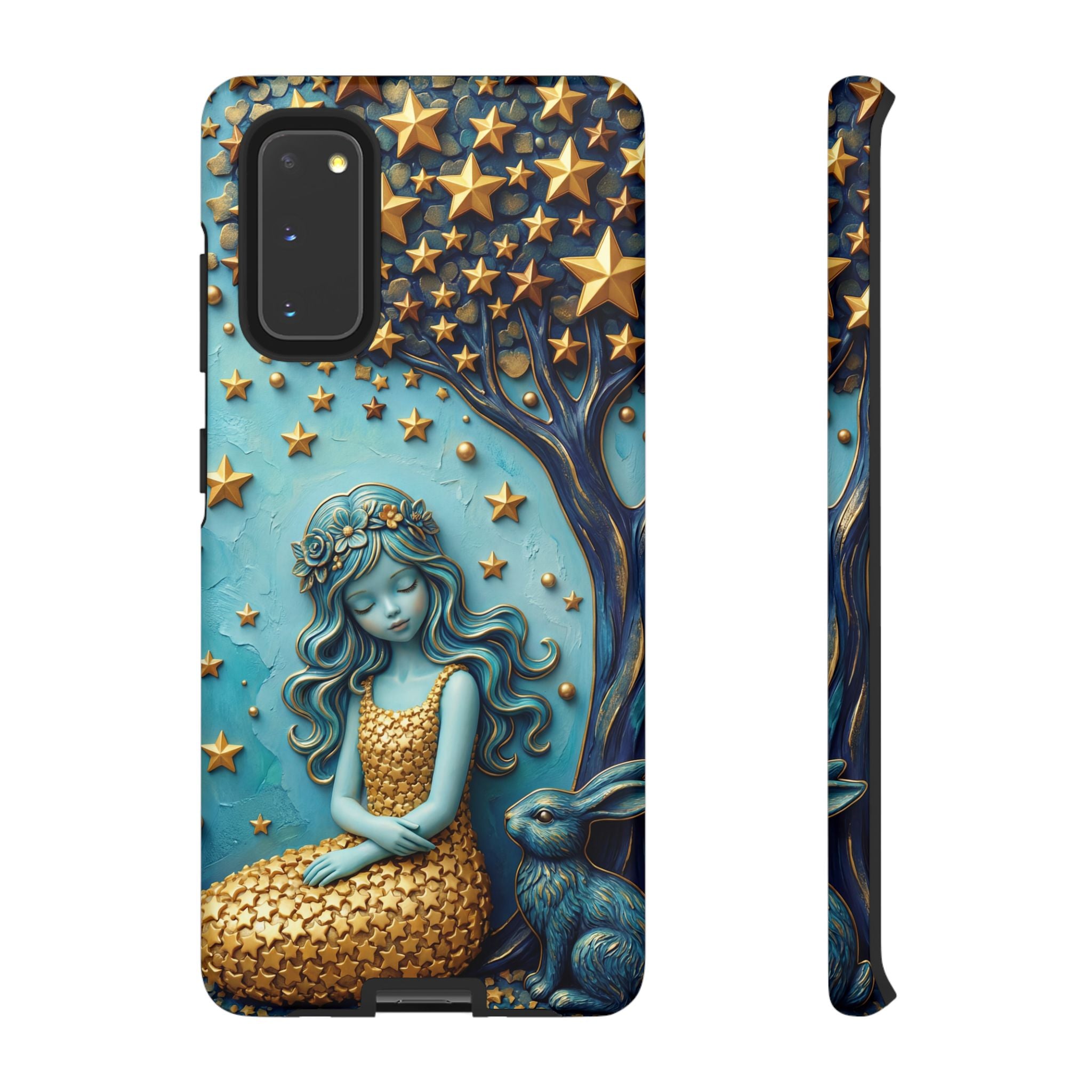 Dreamy Maiden & Star Tree Samsung Galaxy Phone Case