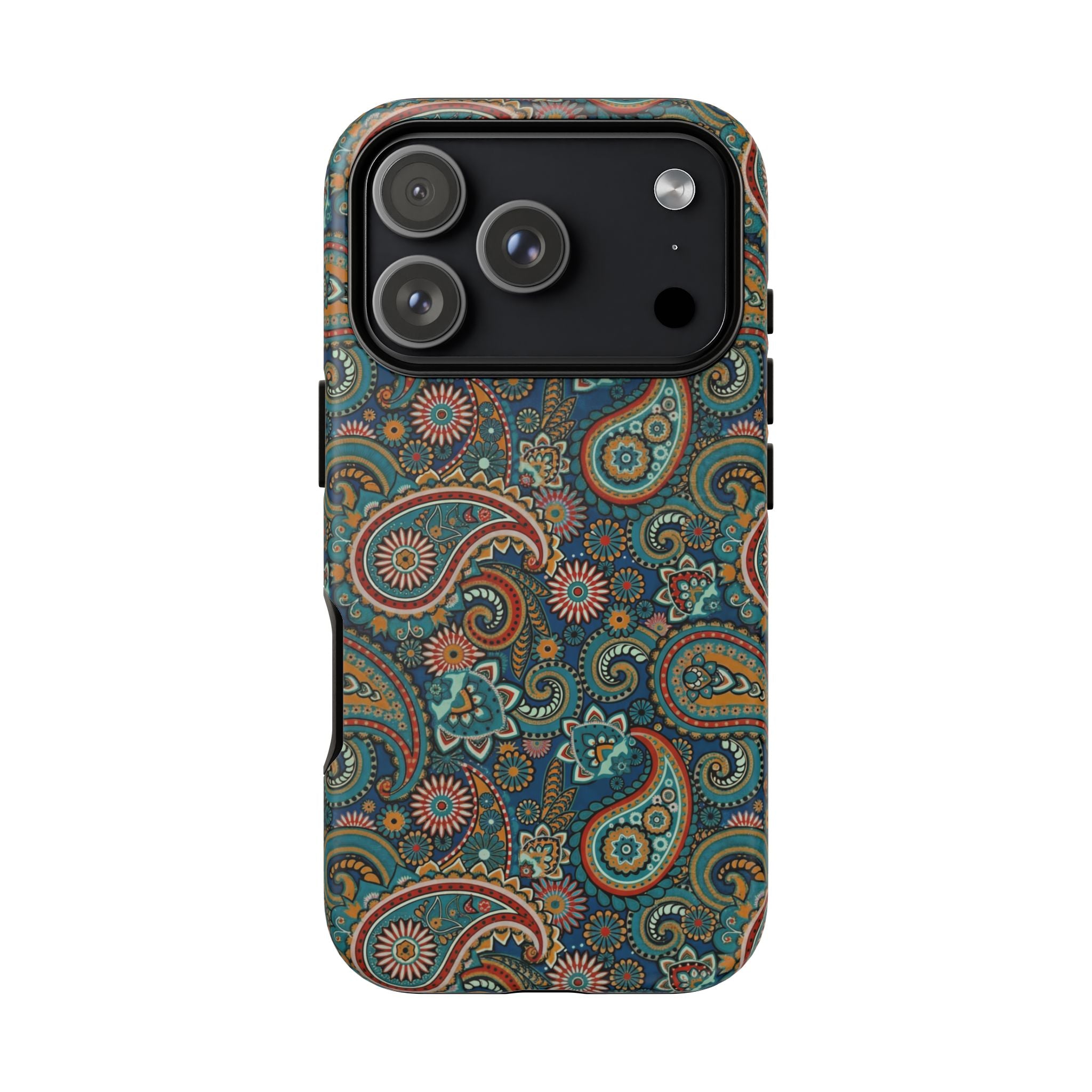 Batik Vibrant Paisley Protective Tough iPhone Case