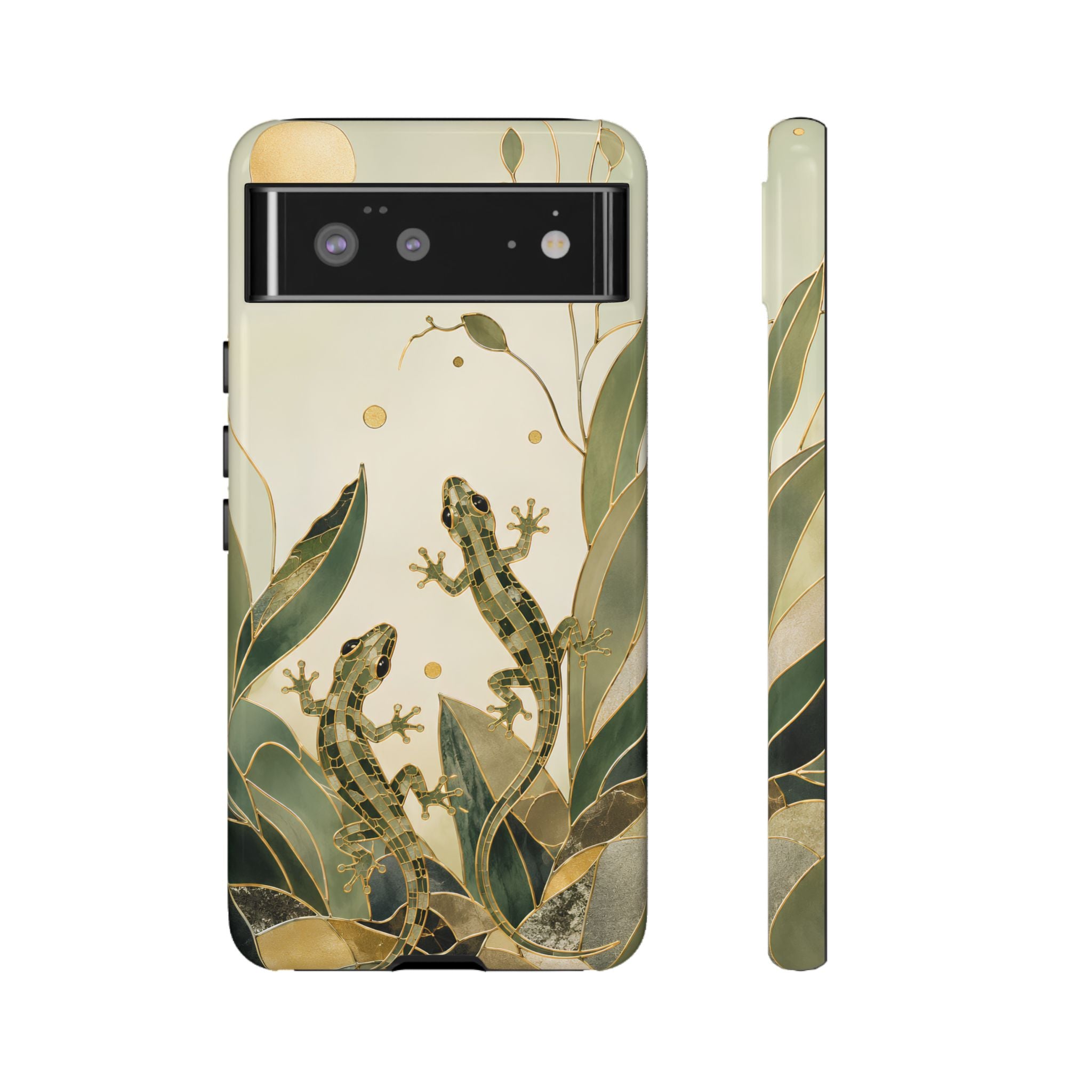 Lizard Botanical Google Pixel Phone Case | Gecko Phone Case