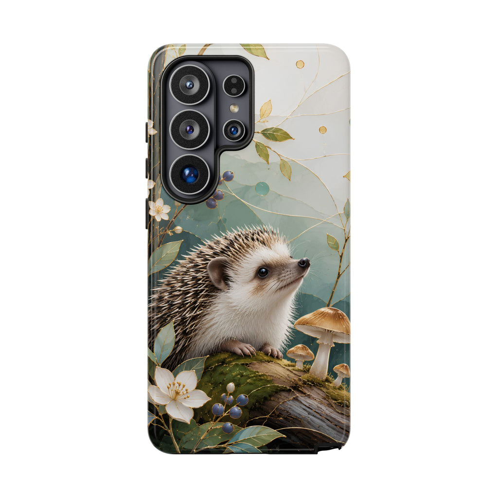 Hedgehog Samsung Galaxy Phone Case | Woodland Phone Case