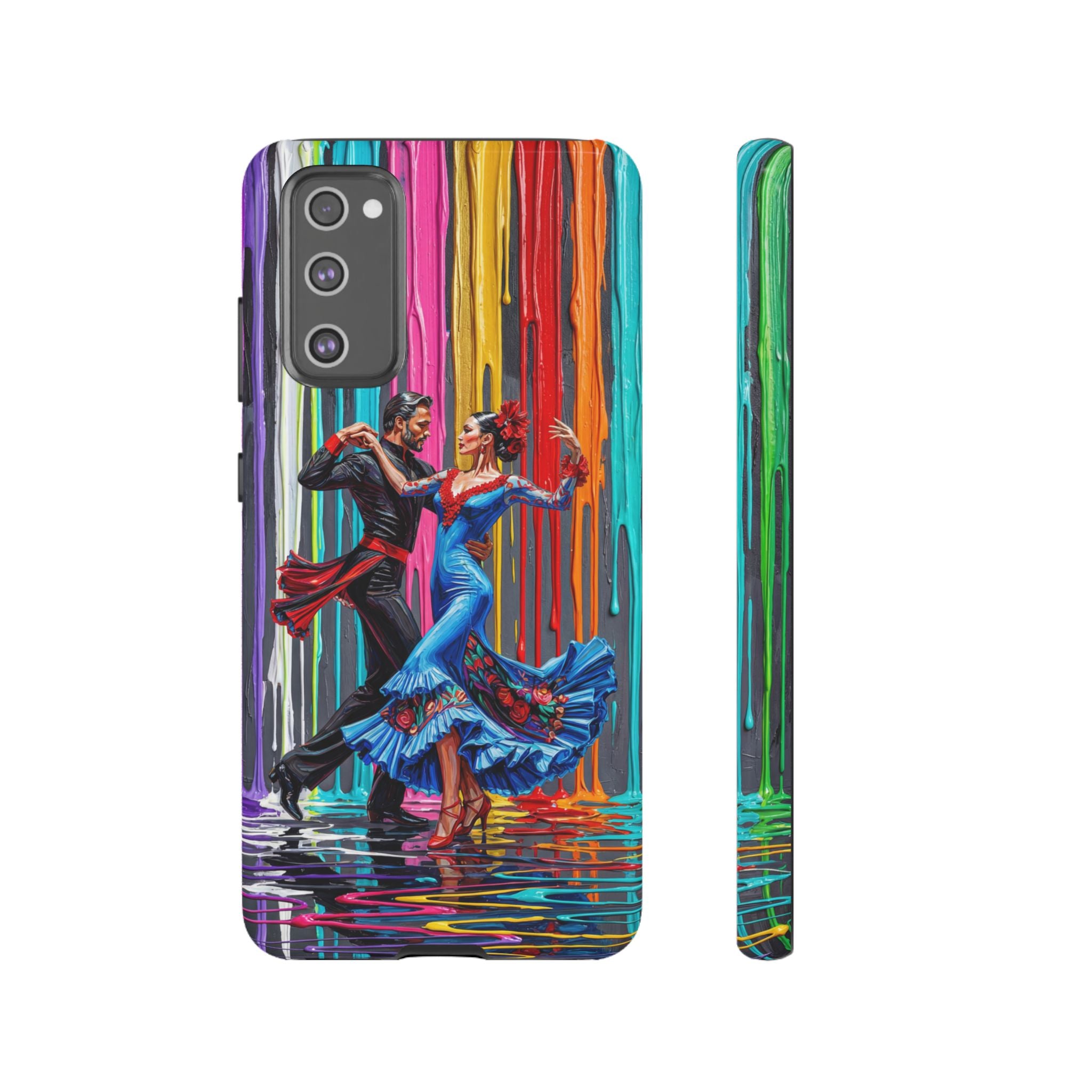 Colorful Tango Samsung Galaxy Phone Case | Vibrant Dancing Couple Art Protection