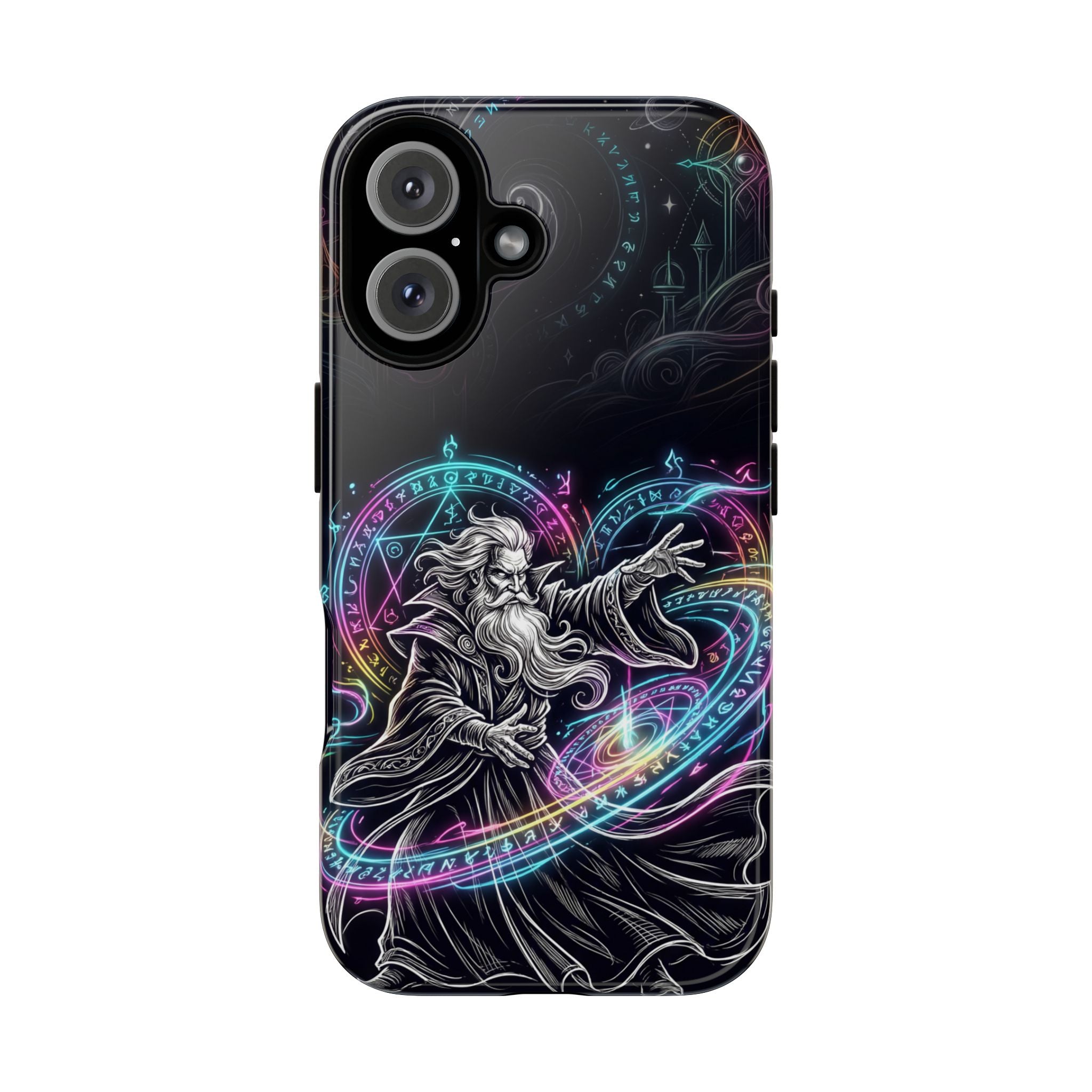 Neon Spell Art Wizard Magic iPhone Case