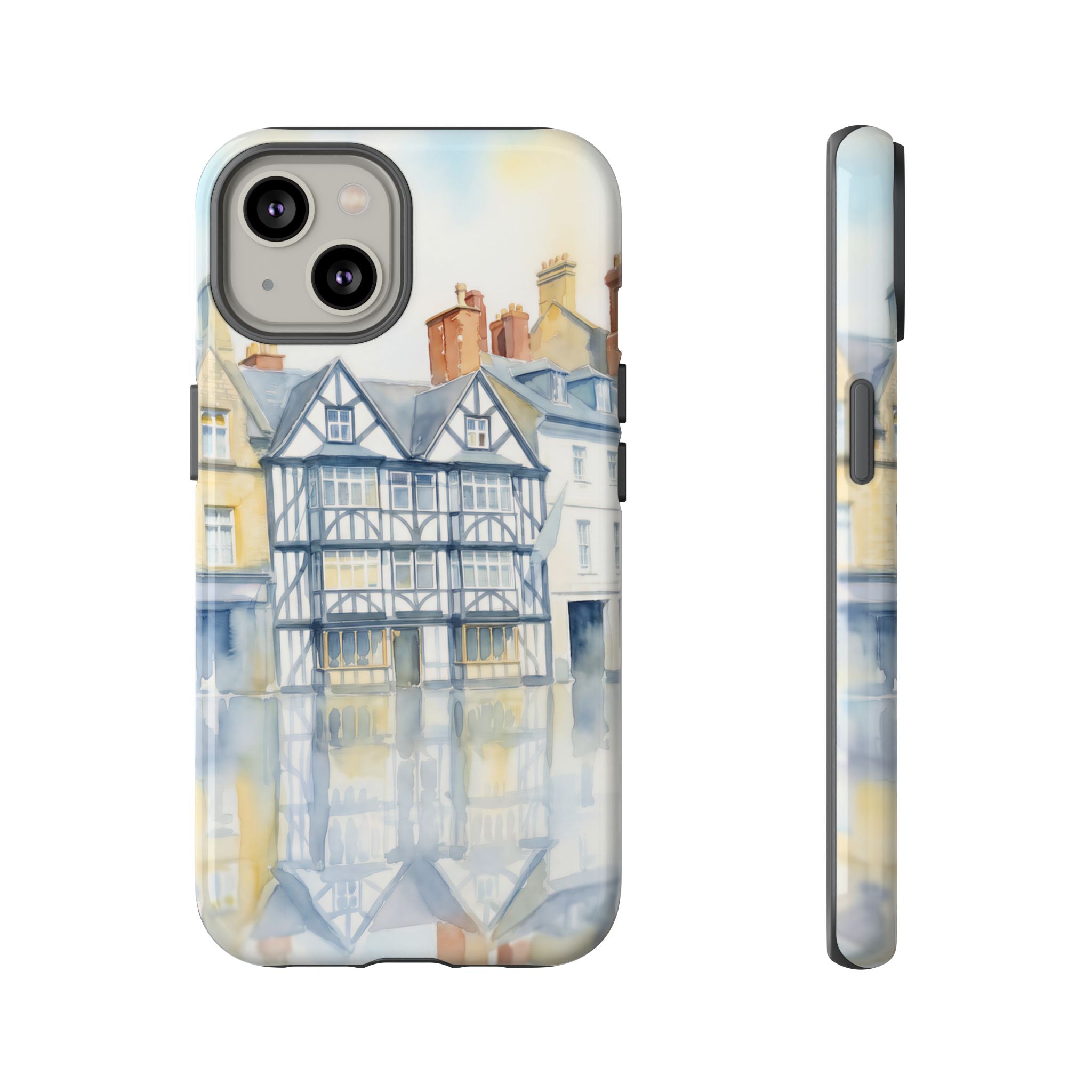 English Tudor Building Aesthetic iPhone Case