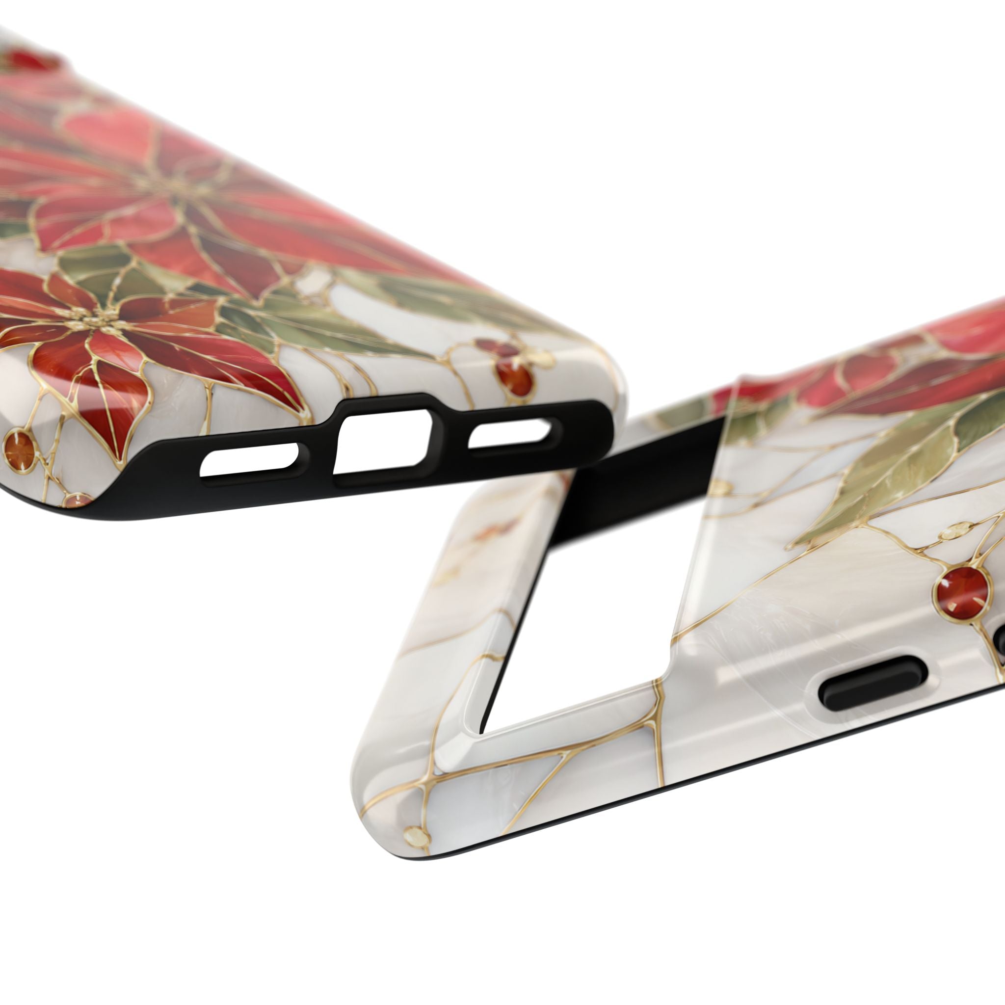 Poinsettia Google Pixel Phone Case | Christmas Floral Cover