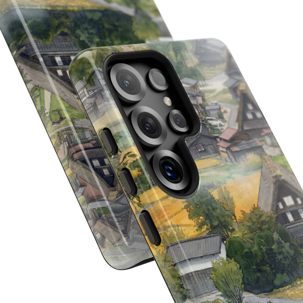 Shirakawa Whisper | Japan Watercolour Samsung Galaxy Phone Case