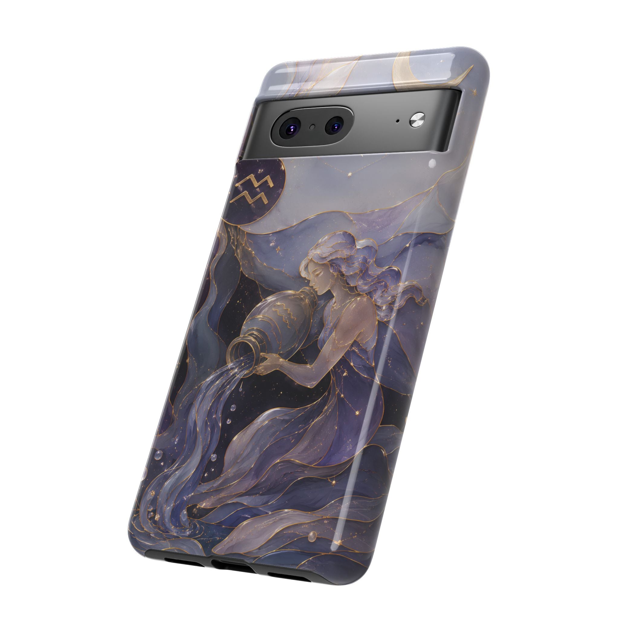 Aquarius Zodiac Google Pixel Phone Case | Celestial Astrology Gift
