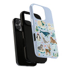 Cute Arctic Animals Tough iPhone Case