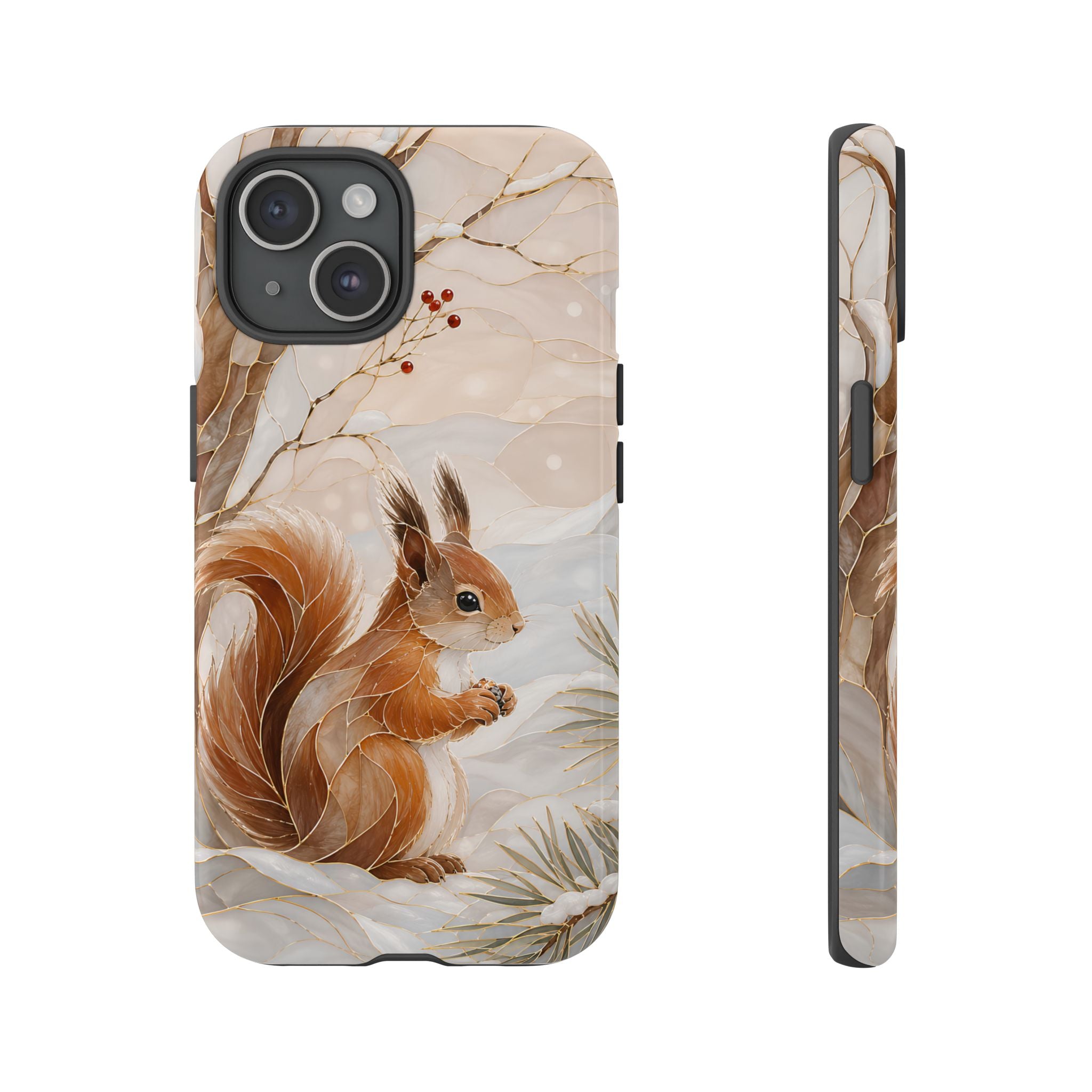 Squirrel iPhone Case | Winter Woodland iPhone Case