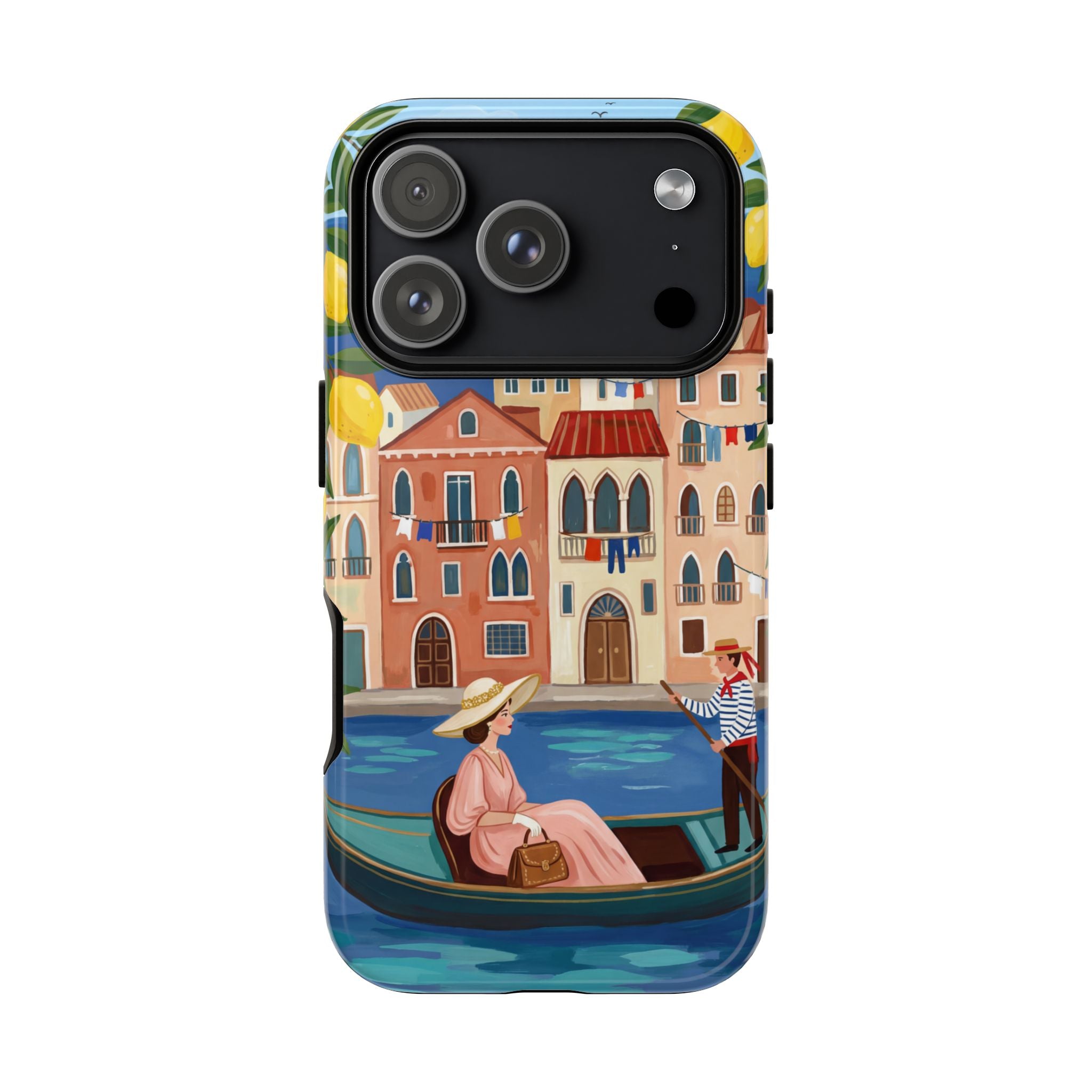 Venetian Gondola iPhone Case | Lemon Coast Waterfront Travel