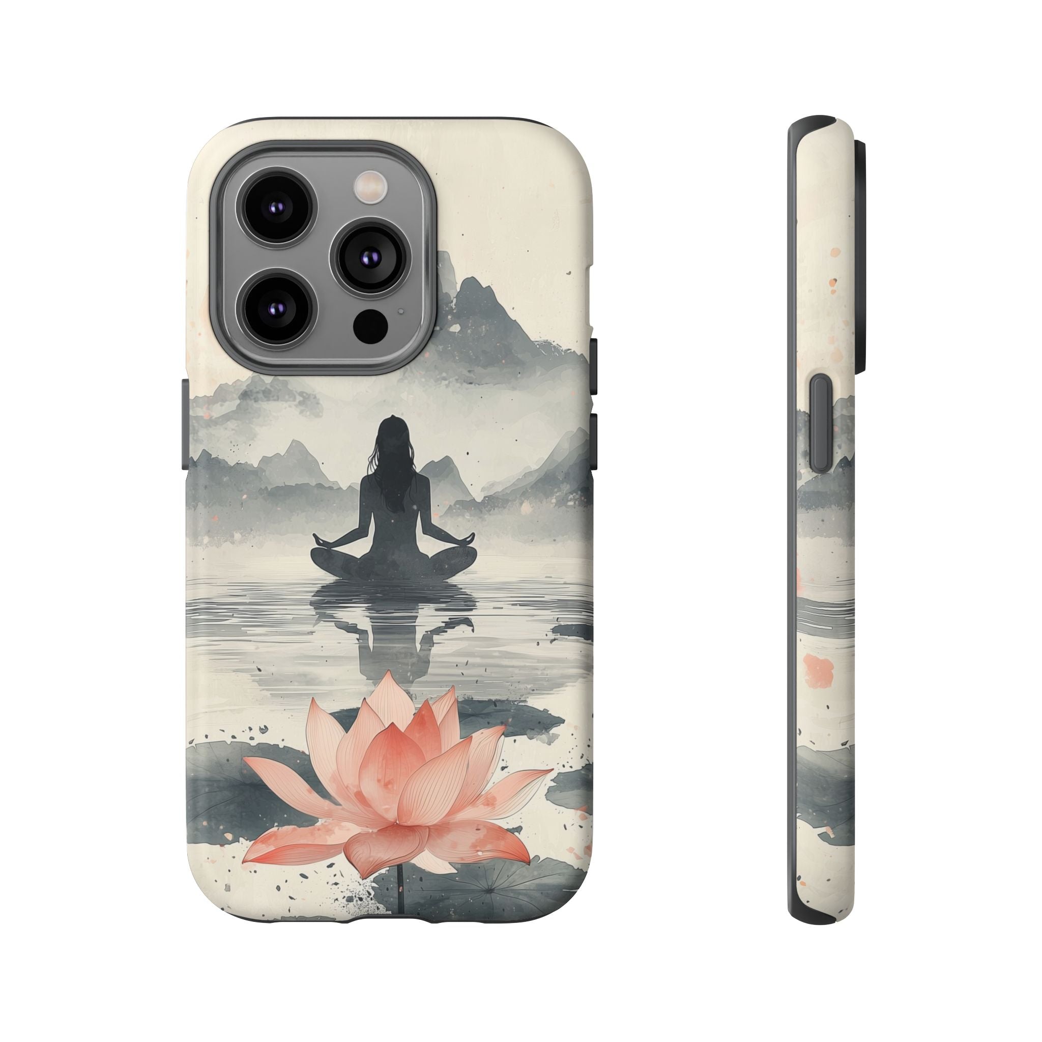 Zen Yoga Meditation Lotus iPhone Case