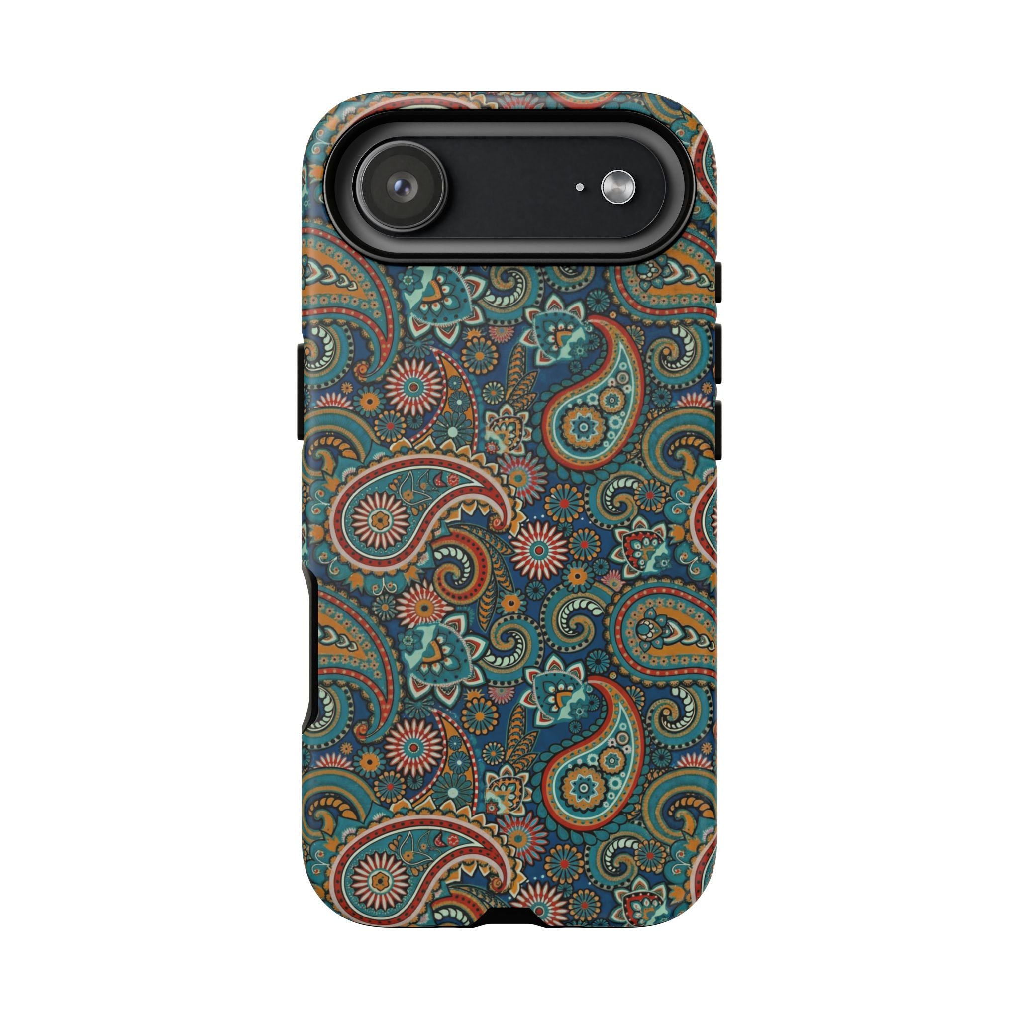 Batik Vibrant Paisley Protective Tough iPhone Case