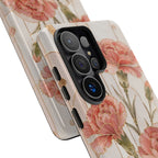 Carnation Samsung Galaxy Phone Case | Pink Floral Phone Case
