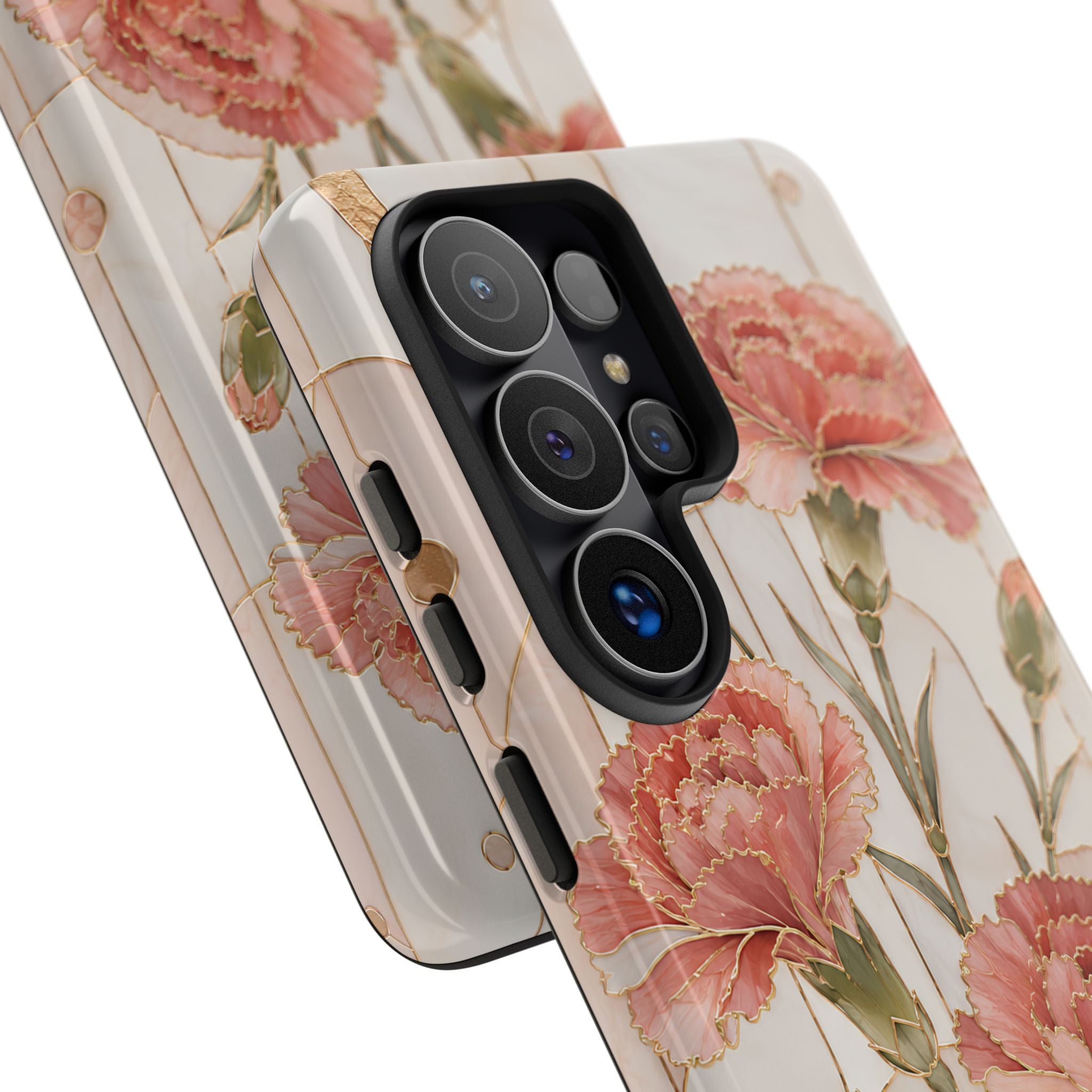 Carnation Samsung Galaxy Phone Case | Pink Floral Phone Case