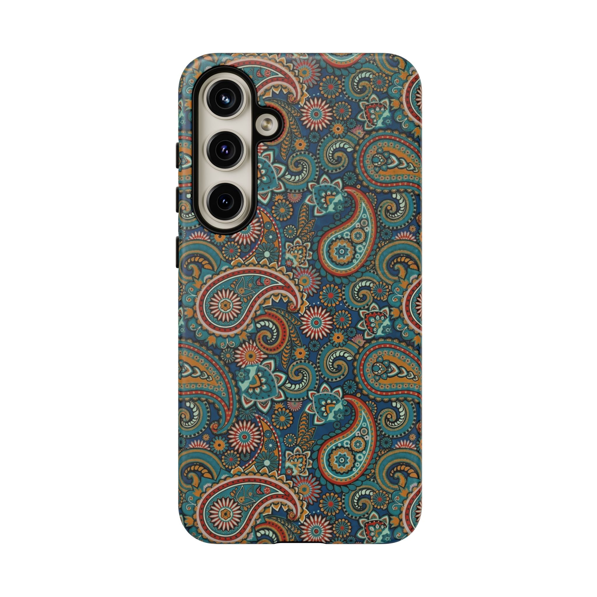 Batik Vibrant Paisley Protective Tough Samsung Galaxy Case