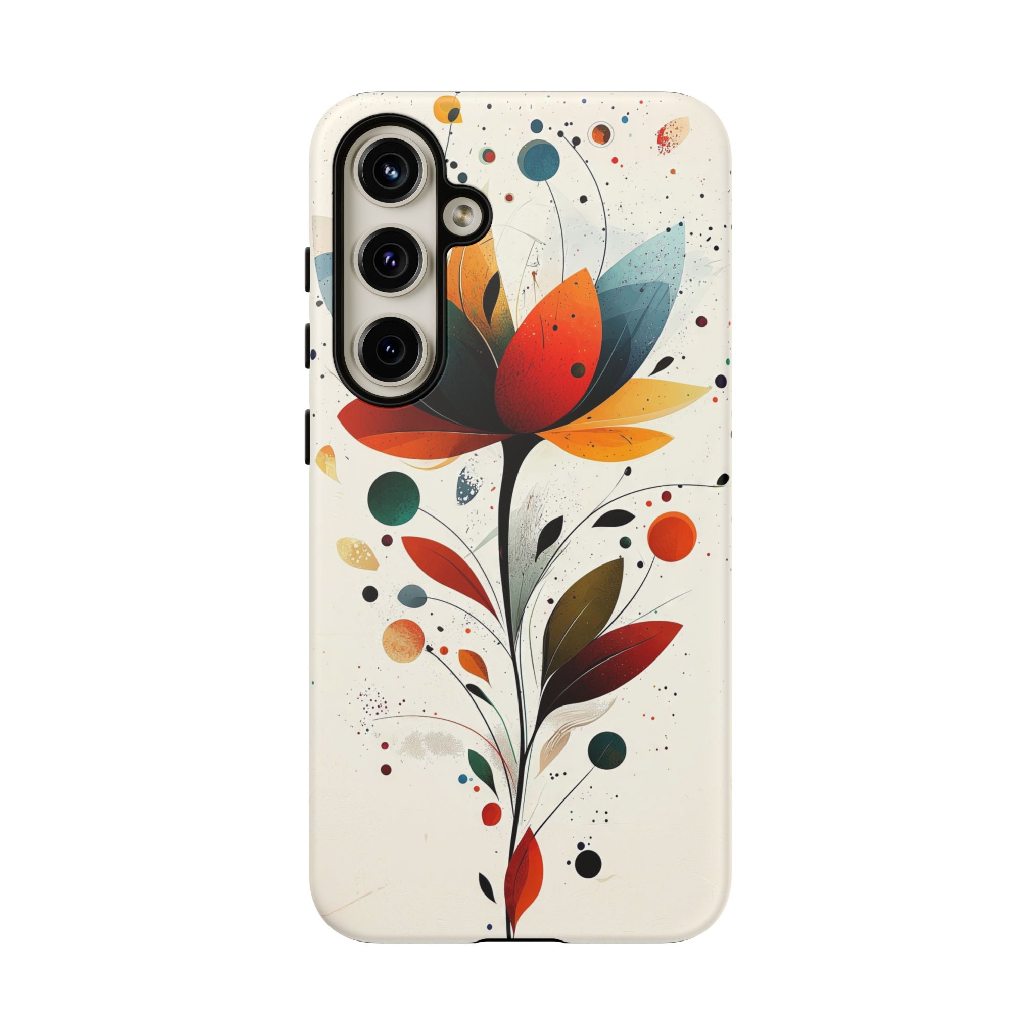 Floral Art Samsung Galaxy Case | Colourful Abstract Bloom