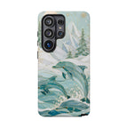 Dolphin Phone Samsung Galaxy Case | Ocean Wave Phone Case