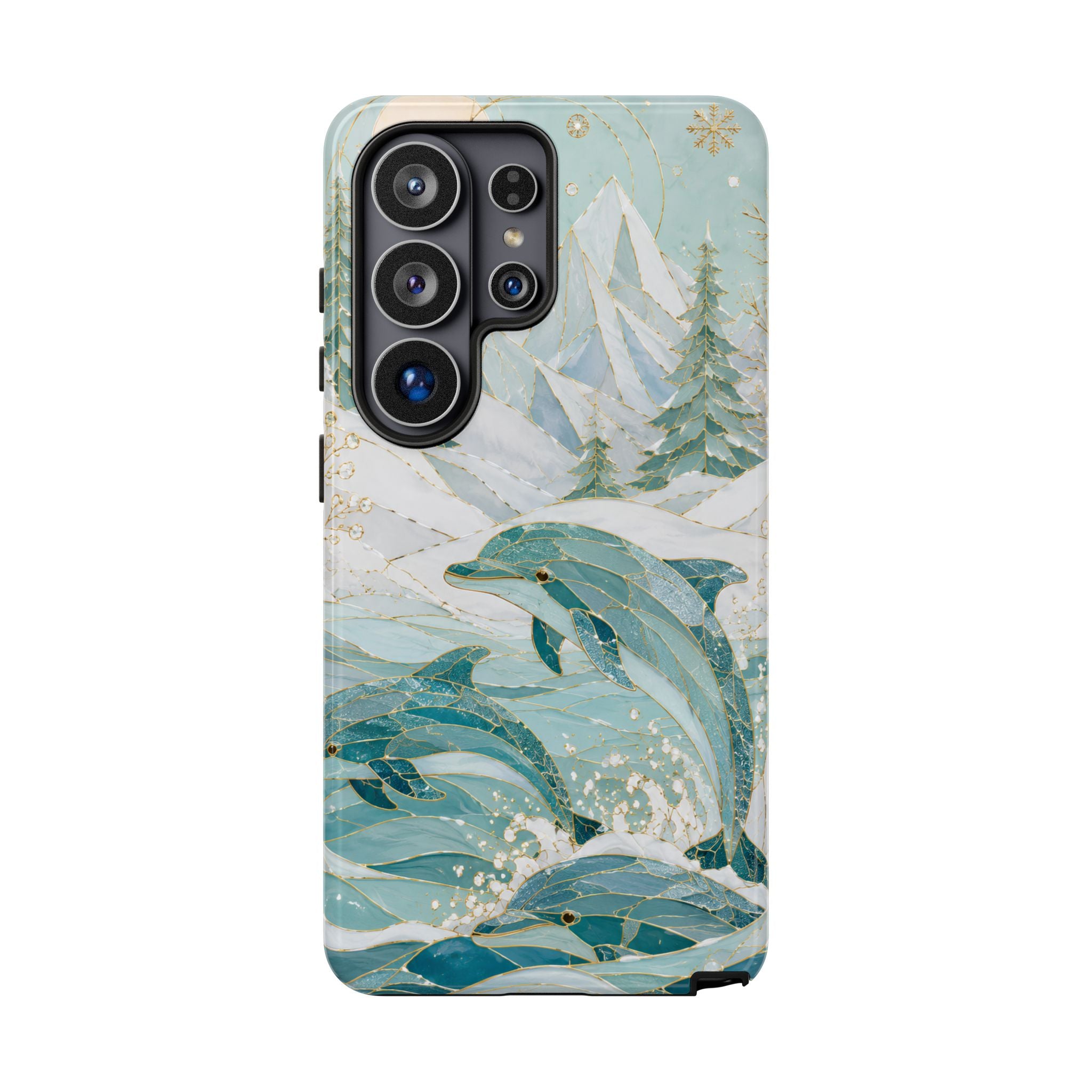 Dolphin Phone Samsung Galaxy Case | Ocean Wave Phone Case