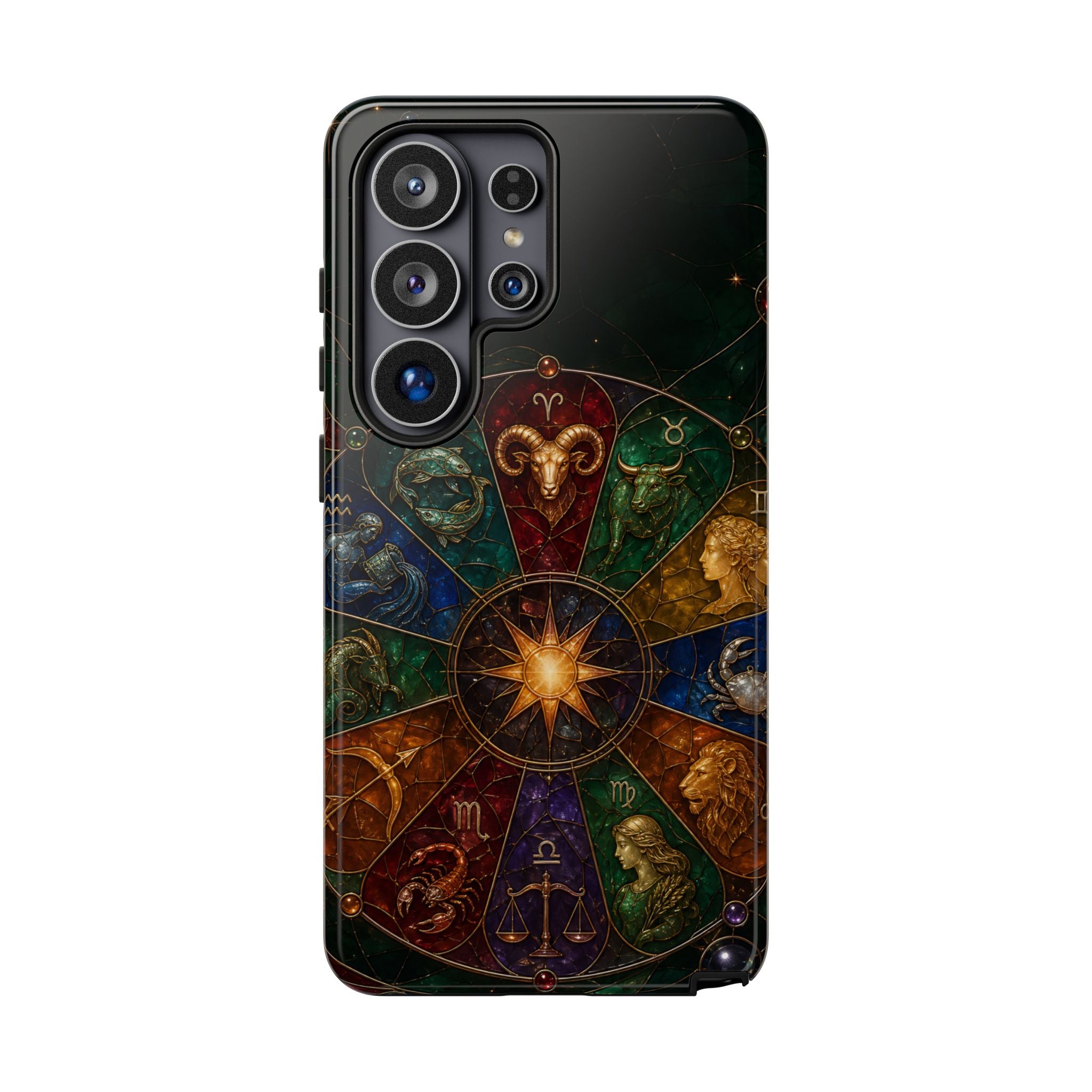 Zodiac Wheel Samsung Galaxy Phone Case | Celestial Astrology Phone Case