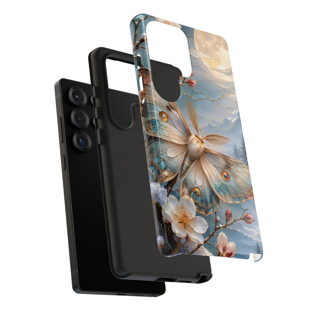 Luna Moth Samsung Galaxy Phone Case | Cherry Blossom Phone Case