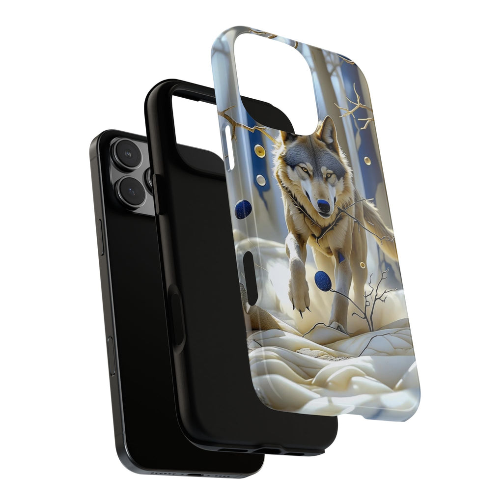 Wolf in Snow iPhone Case — Rugged Wildlife