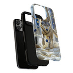 Wolf in Snow iPhone Case — Rugged Wildlife