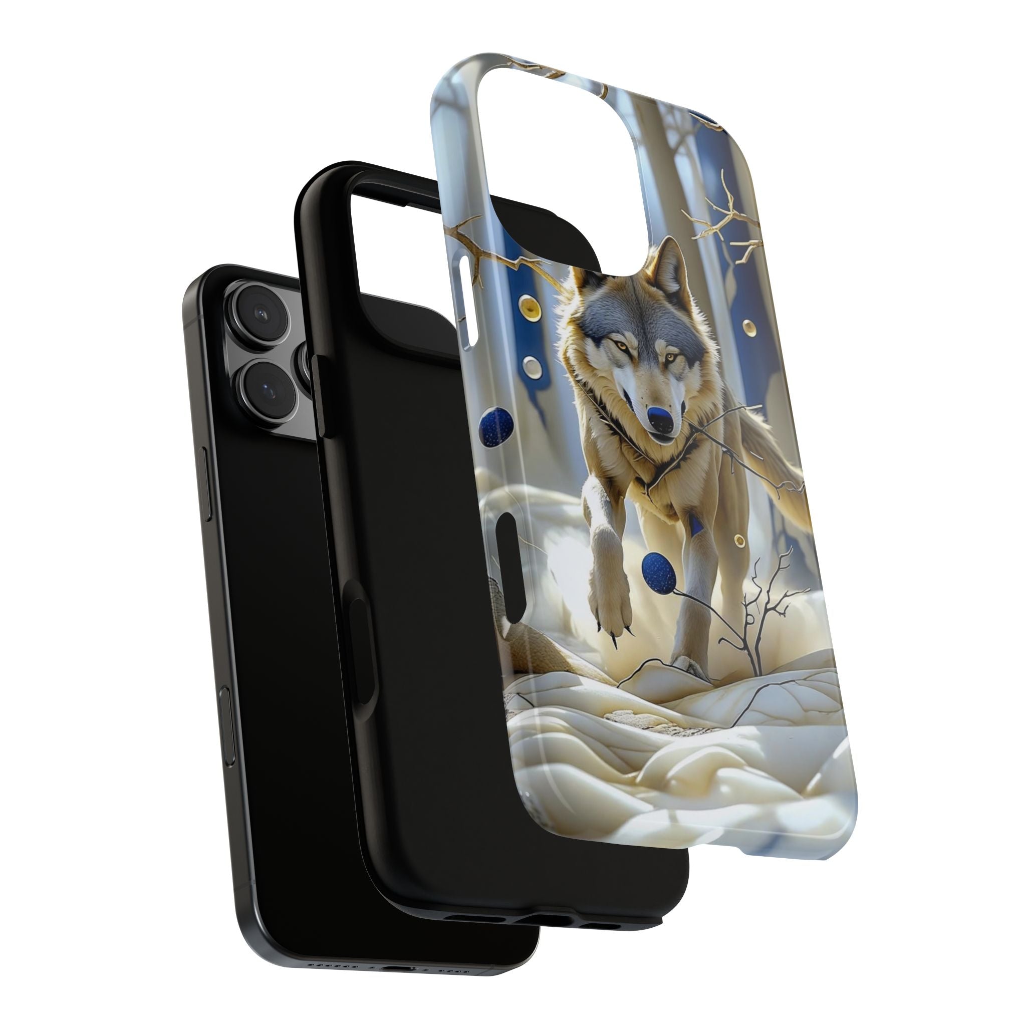 Wolf in Snow iPhone Case — Rugged Wildlife
