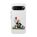 Funny Goose Referee Google Pixel Phone Case | Soccer Red Card Art Cover