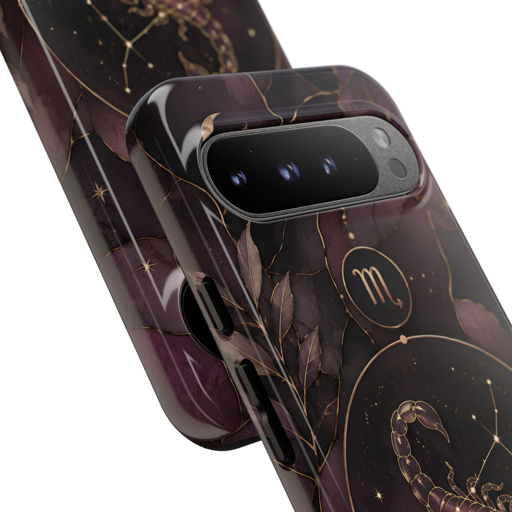 Scorpio Zodiac Google Pixel Phone Case | Scorpio Constellation Protective Case
