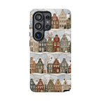 Winter Village Samsung Galaxy Phone Case | Snowy Town Phone Case