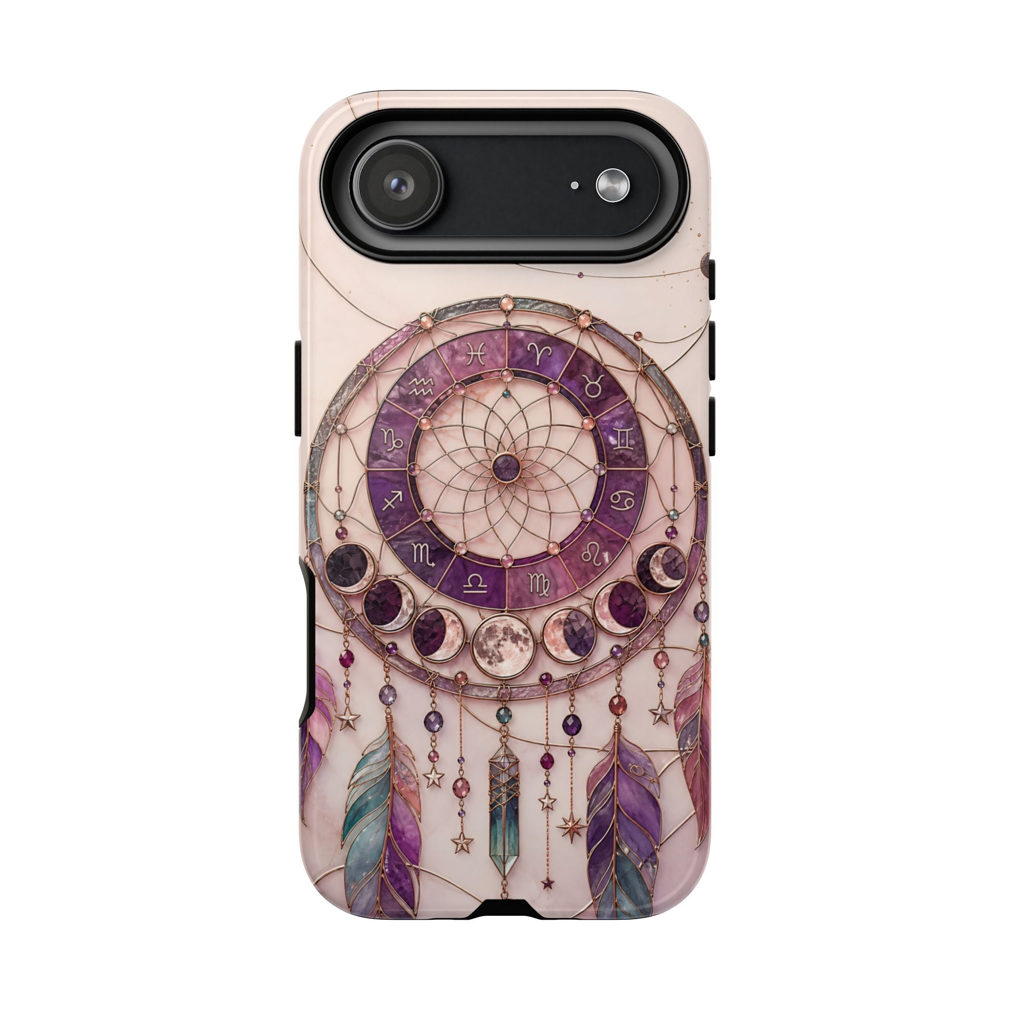 Dreamcatcher iPhone Case | Boho Moon Phase iPhone Case