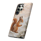 Squirrel Samsung Galaxy Phone Case | Winter Woodland Phone Case