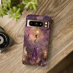 Crystal Moon Google Pixel Phase Phone Case | Witchy Floral Phone Case