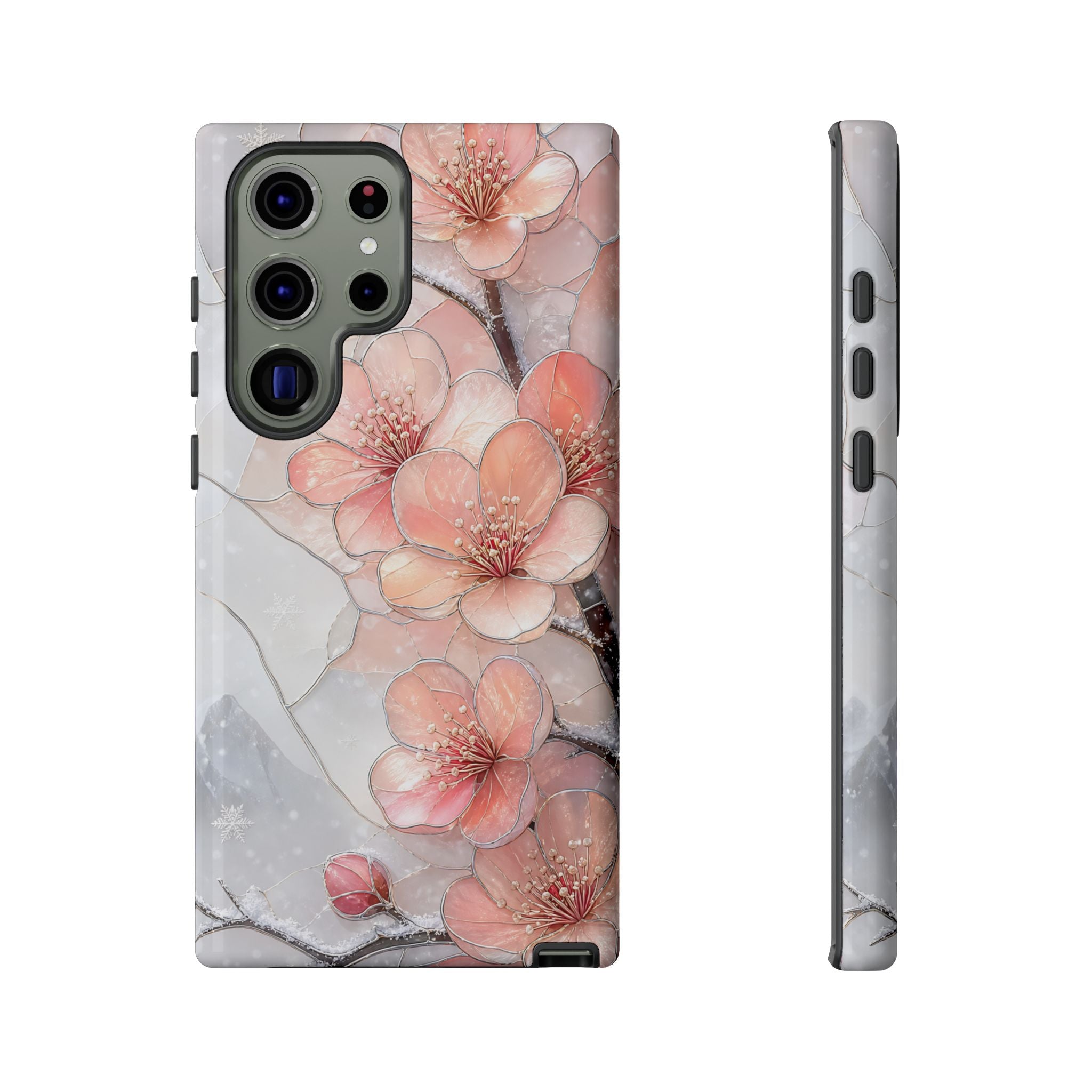 Cherry Blossom Samsung Galaxy Phone Case | Pink Floral Phone Case