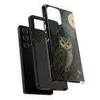 Owl Samsung Galaxy Phone Case | Moonlit Forest Phone Case