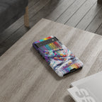 Colourful Skiing Drip Art Tough Google Pixel Phone Case