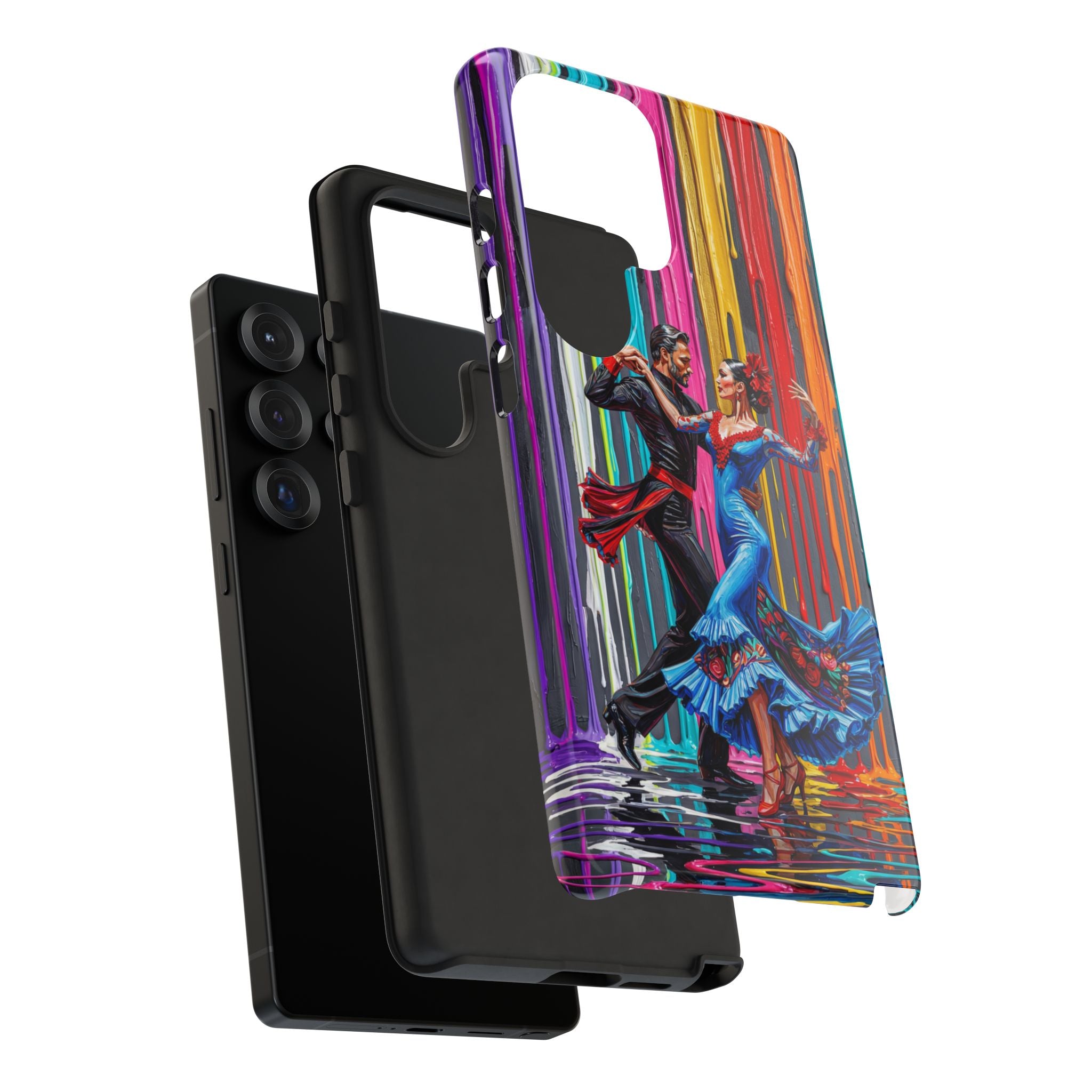 Colorful Tango Samsung Galaxy Phone Case | Vibrant Dancing Couple Art Protection