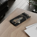 Cover per Google Pixel "Vintage Chic" | Illustrazione Donna Elegante
