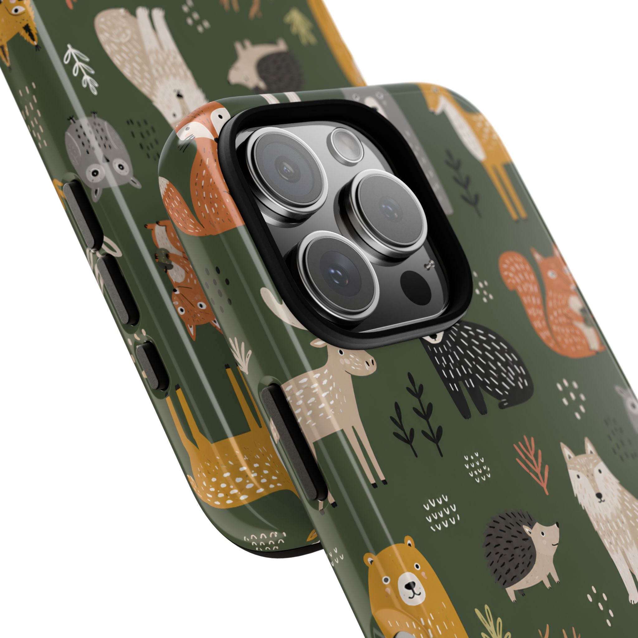 Woodland Animals iPhone Case | Forest Creature Art Cover