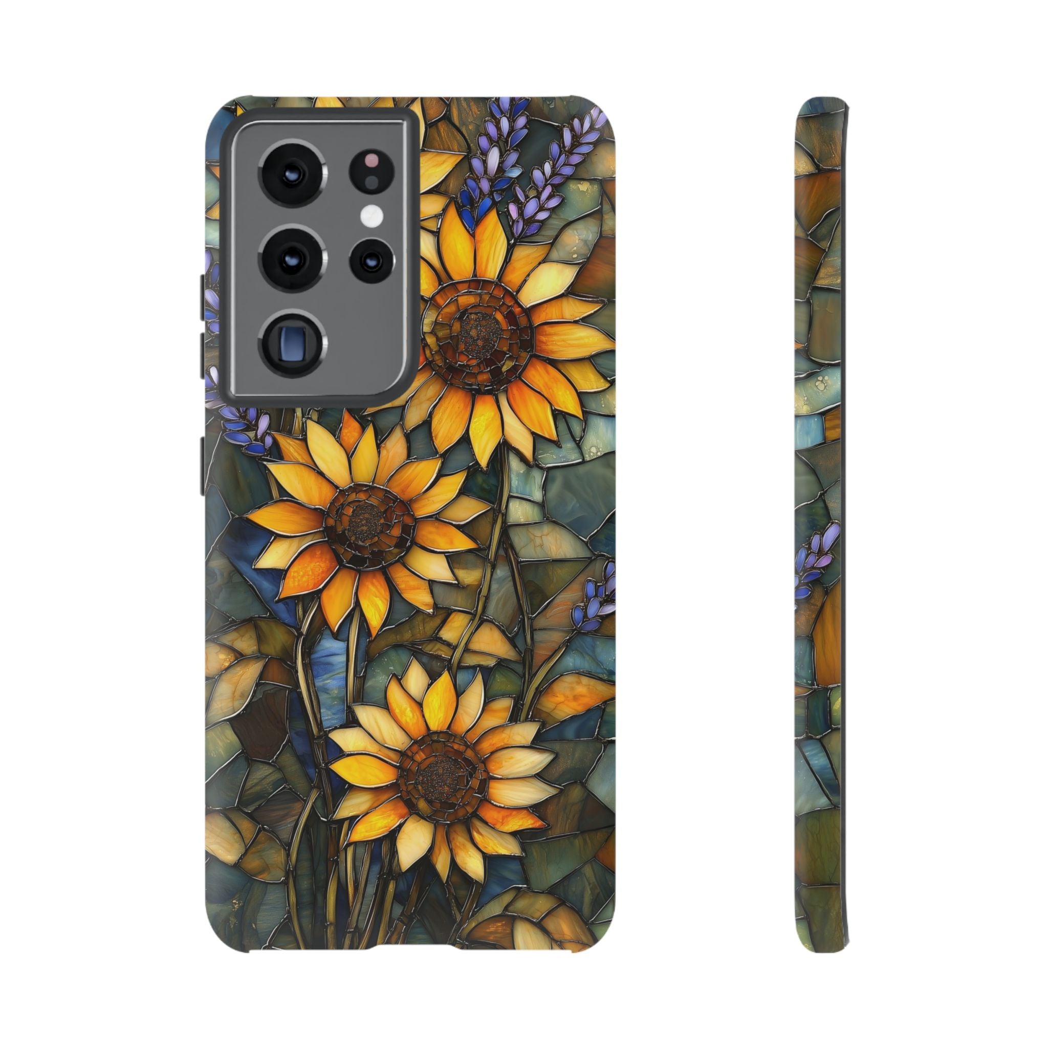 Sunflower Stained Glass Samsung Galaxy Case