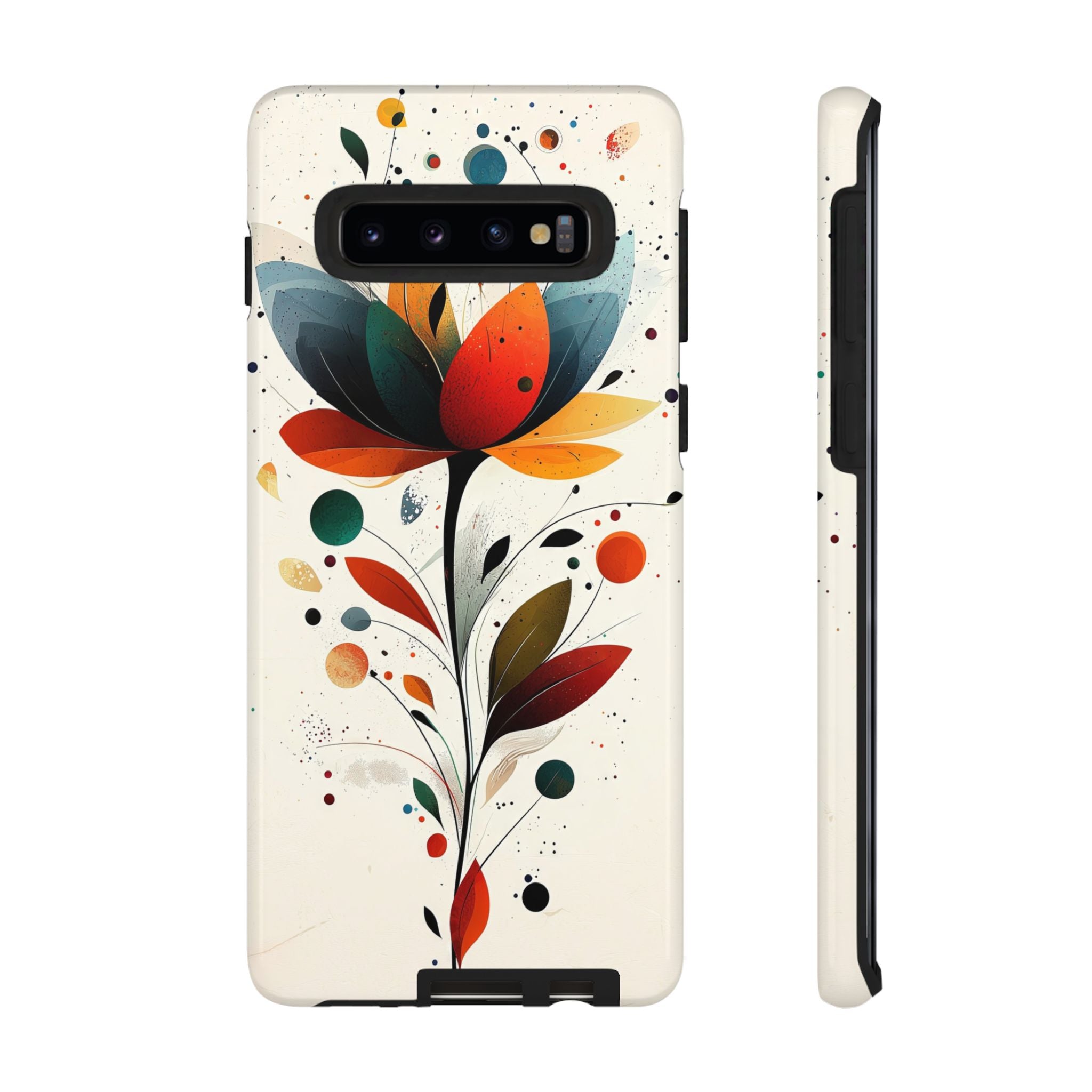 Floral Art Samsung Galaxy Case | Colourful Abstract Bloom