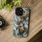 Sea Turtle Phone Case — Ocean Waves Protective iPhone Cover