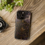 Vintage Astrology Compass iPhone Case | Celestial Zodiac iPhone Case