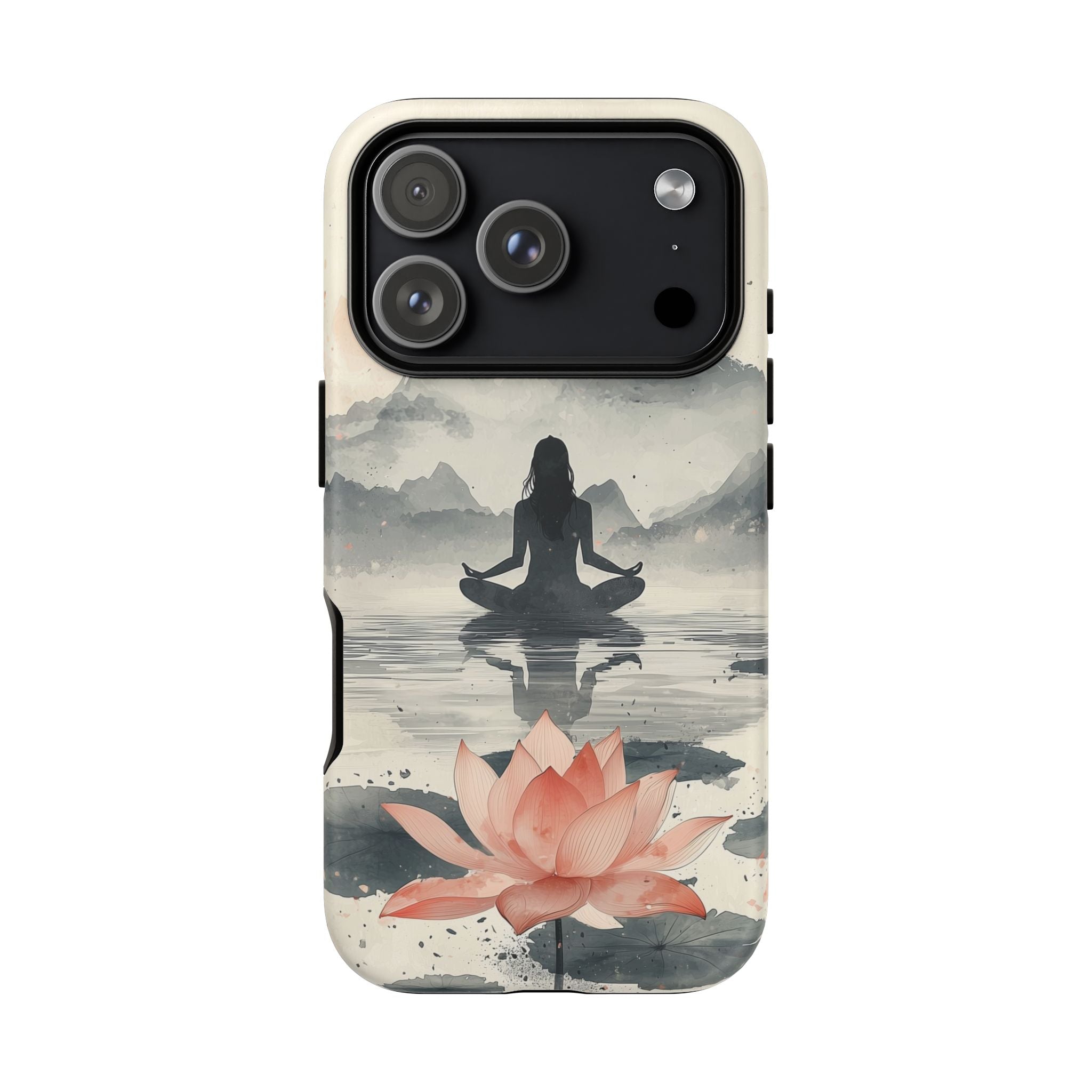 Zen Yoga Meditation Lotus iPhone Case