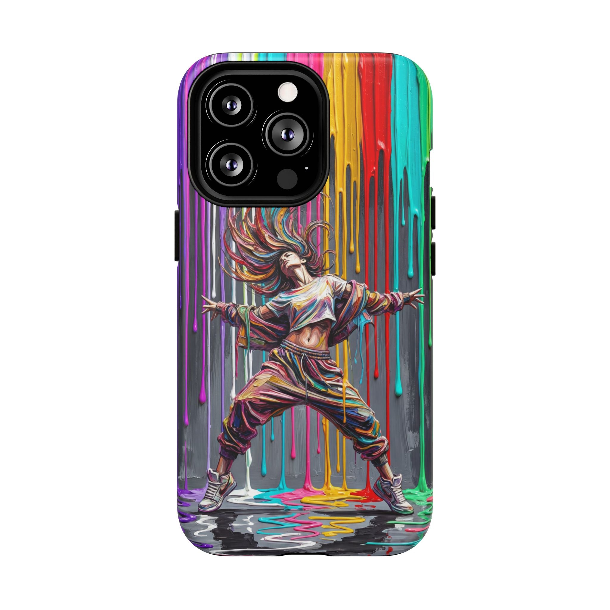 MagSafe iPhone Case | Colorful Street Dance Drip Design