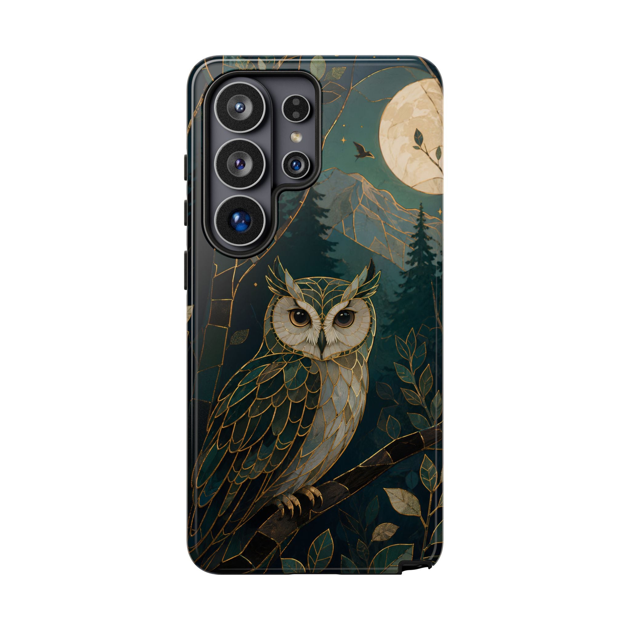 Owl Samsung Galaxy Phone Case | Moonlit Forest Phone Case