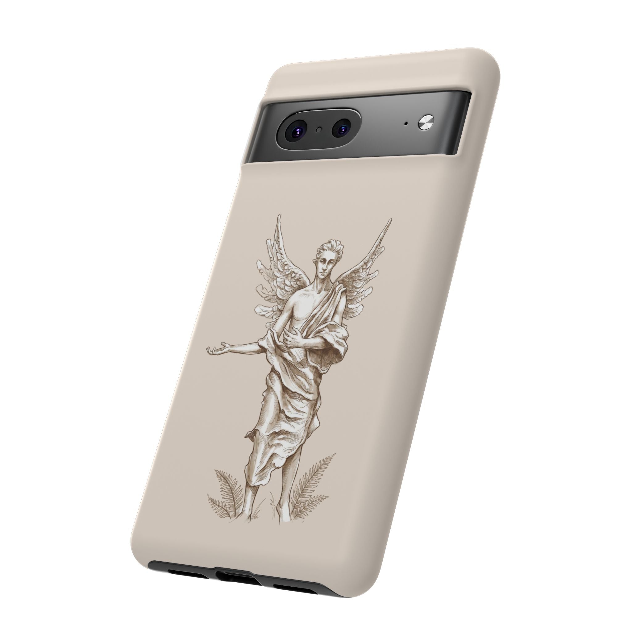 Angel Sketch Phone Case | Classic Guardian Google Pixel Cover
