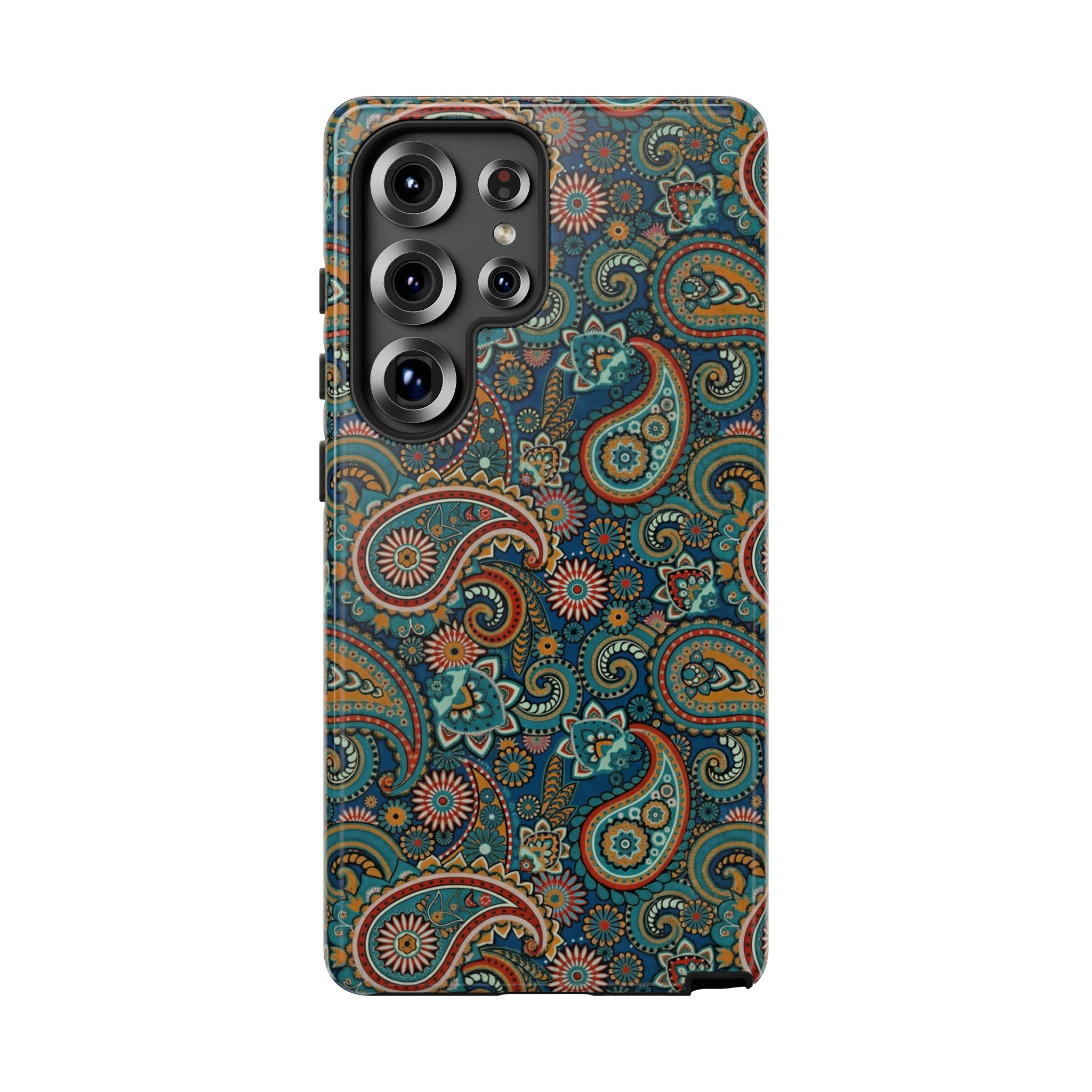 Batik Vibrant Paisley Protective Tough Samsung Galaxy Case